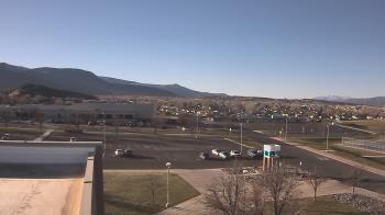 Weather camera view of Canyon View High School.