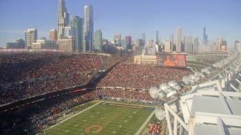 Weather camera view of Soldier Field.