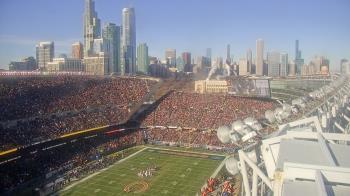 Weather camera view of Soldier Field.
