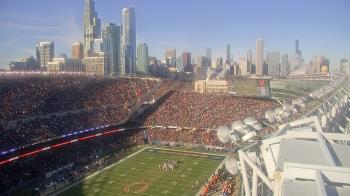 Weather camera view of Soldier Field.