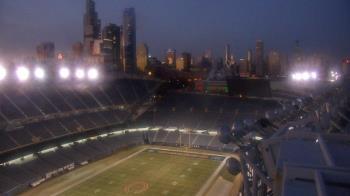 Weather camera view of Soldier Field.