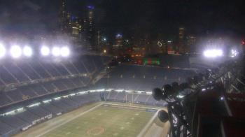 Weather camera view of Soldier Field.
