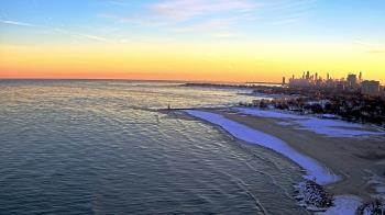 Weather camera view of Edgewater Beach.