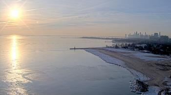 Weather camera view of Edgewater Beach.