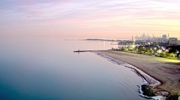 Weather camera view of Edgewater Beach.