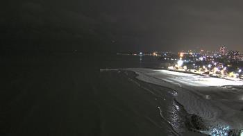 Weather camera view of Edgewater Beach.