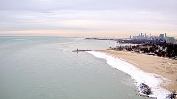 Weather camera view of Edgewater Beach.