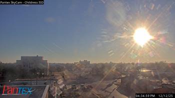Weather camera view of Childress ISD.