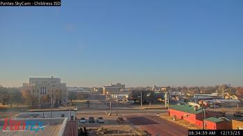 Weather camera view of Childress ISD.