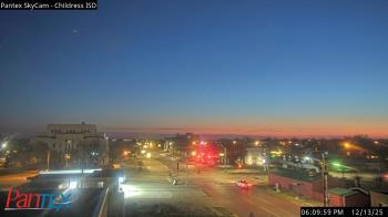 Weather camera view of Childress ISD.