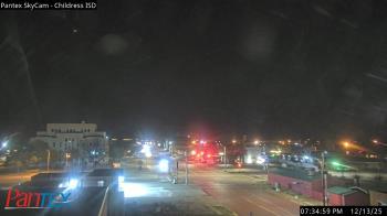 Weather camera view of Childress ISD.