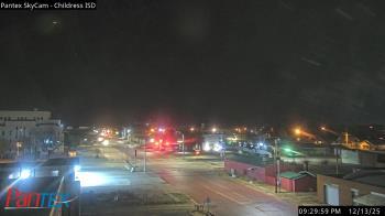 Weather camera view of Childress ISD.