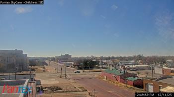 Weather camera view of Childress ISD.