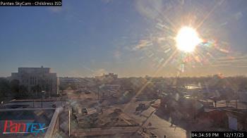 Weather camera view of Childress ISD.