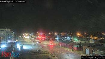 Weather camera view of Childress ISD.