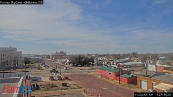 Weather camera view of Childress ISD.