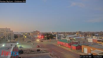 Weather camera view of Childress ISD.