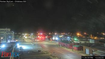 Weather camera view of Childress ISD.