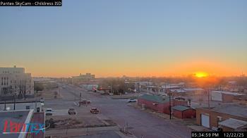 Weather camera view of Childress ISD.
