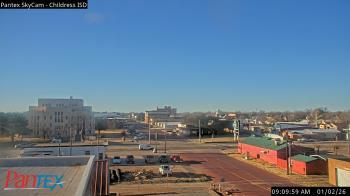 Weather camera view of Childress ISD.