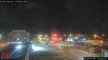 Weather camera view of Childress ISD.