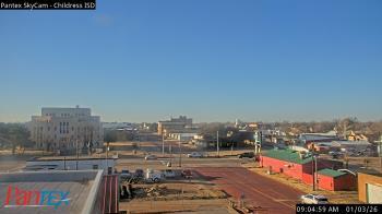 Weather camera view of Childress ISD.