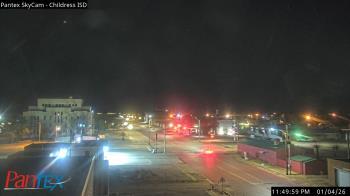 Weather camera view of Childress ISD.