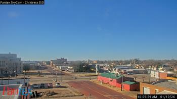 Weather camera view of Childress ISD.
