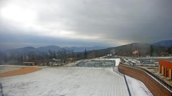 Weather camera view of Allegany HS.