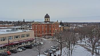 Weather camera view of City of Woodstock.