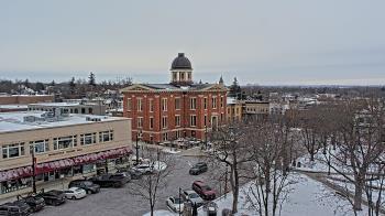 Weather camera view of City of Woodstock.