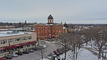Weather camera view of City of Woodstock.