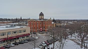 Weather camera view of City of Woodstock.