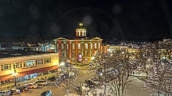 Weather camera view of City of Woodstock.