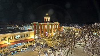 Weather camera view of City of Woodstock.