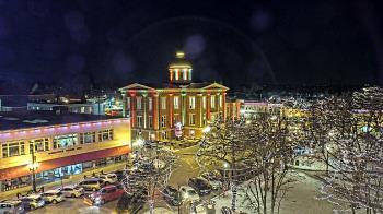 Weather camera view of City of Woodstock.