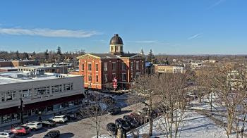Weather camera view of City of Woodstock.