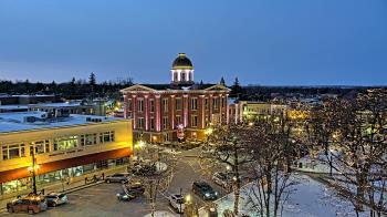 Weather camera view of City of Woodstock.