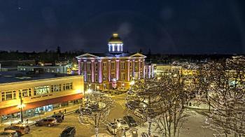 Weather camera view of City of Woodstock.