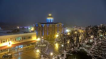 Weather camera view of City of Woodstock.