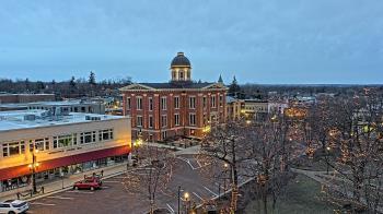 Weather camera view of City of Woodstock.