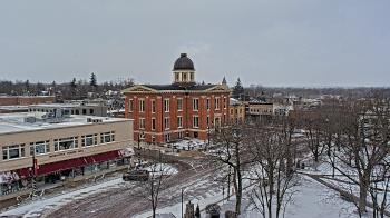 Weather camera view of City of Woodstock.