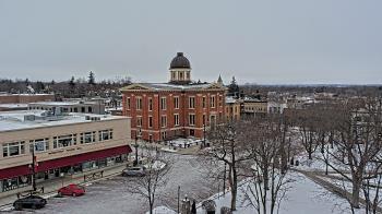 Weather camera view of City of Woodstock.
