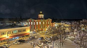 Weather camera view of City of Woodstock.