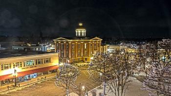 Weather camera view of City of Woodstock.