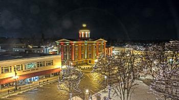 Weather camera view of City of Woodstock.