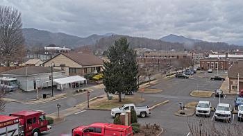 Weather camera view of Erwin Town Hall.