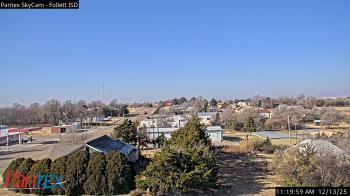 Weather camera view of Follett ISD.