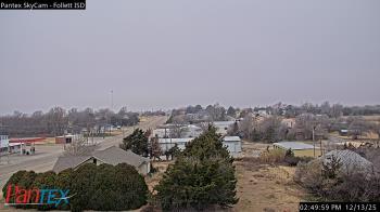 Weather camera view of Follett ISD.