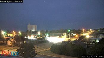 Weather camera view of Follett ISD.